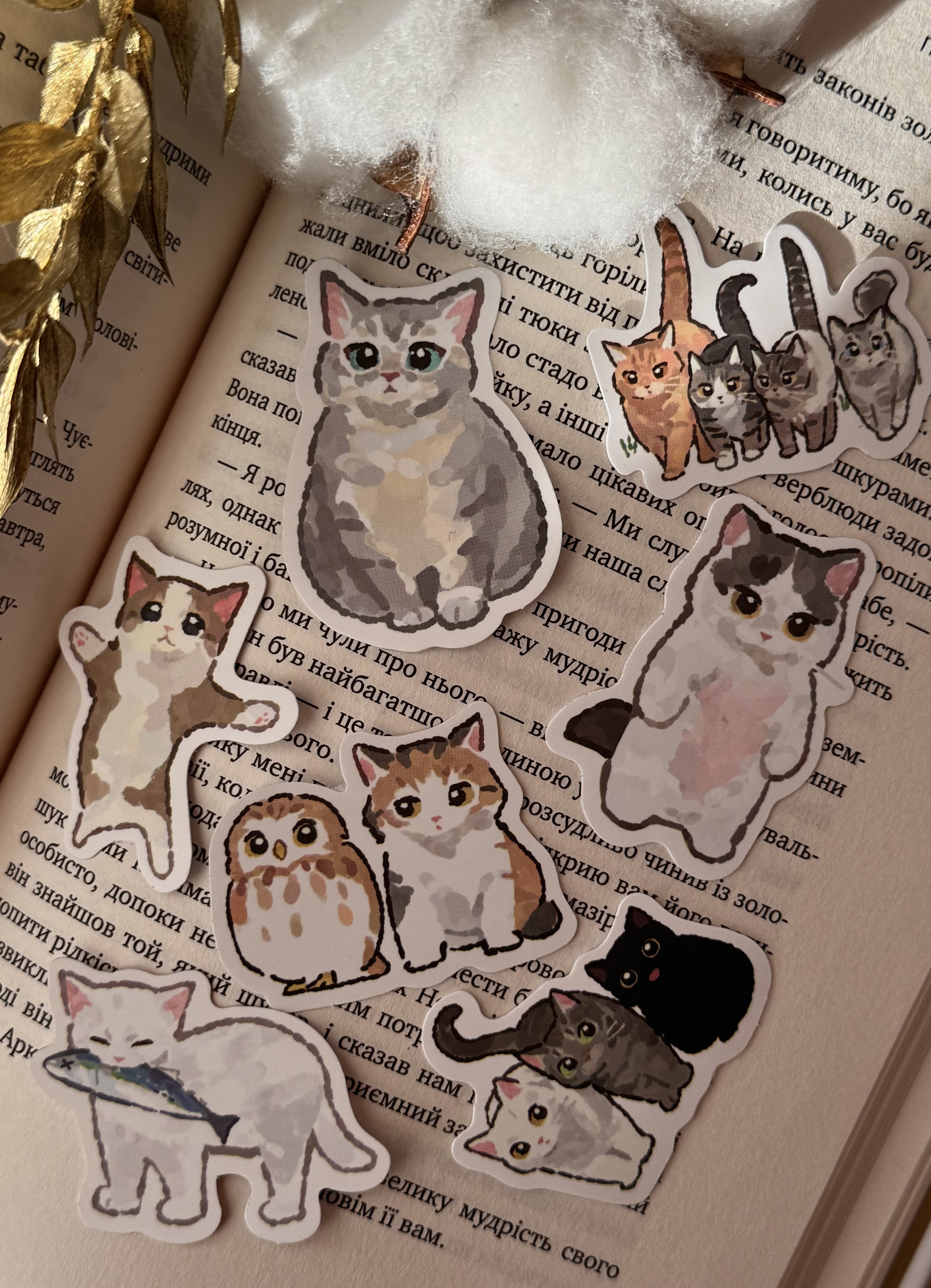 Купить Наклейки « Милые котики «