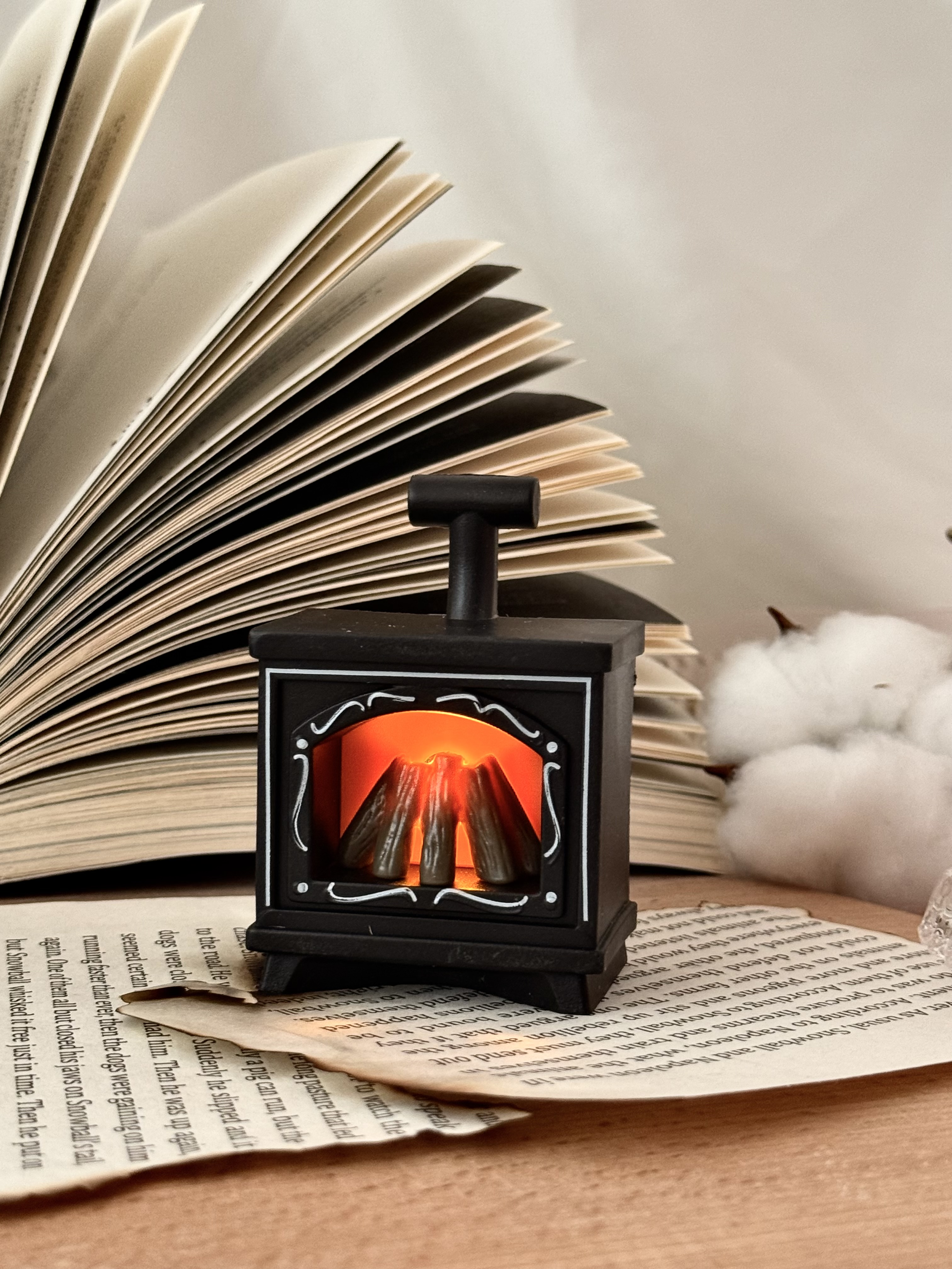 🖤 Міні-камін «Нічне тепло»