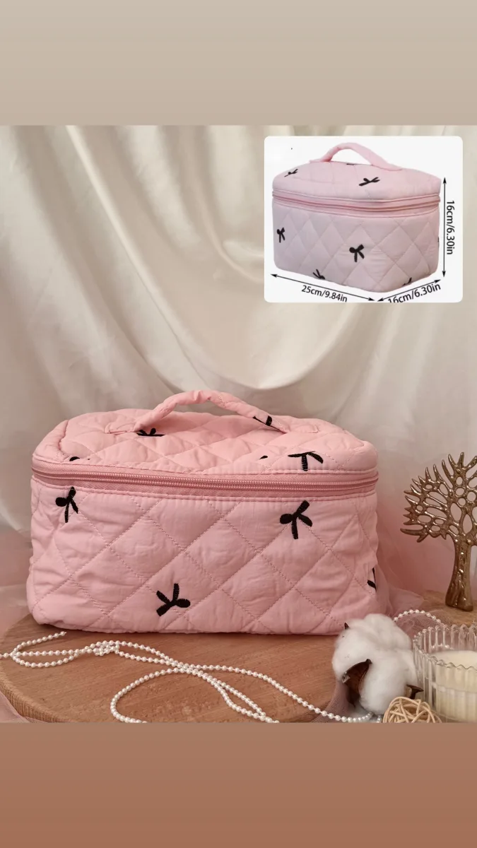 Купити Косметичка “Чорний бантик” – XL