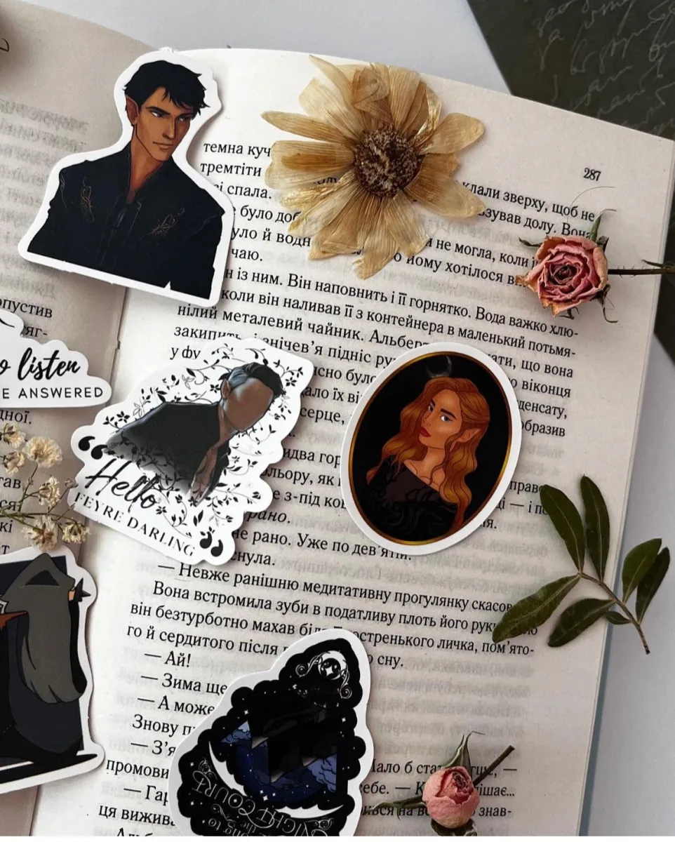 Купить Наклейки к книге «Двор шипов и роз»